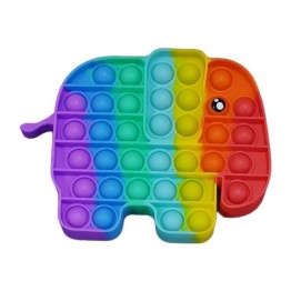 Anti Stress Fidget Bubble Pop Αγχολυτικό Παιχνίδι Ελεφαντάκι Rainbow