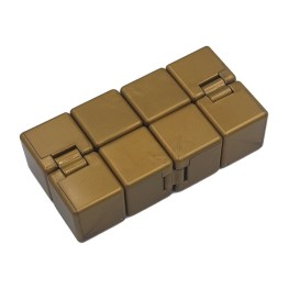 Anti Stress Fidget Infinite Cube - Αντιστρες Ατέρμονας Κύβος - Χρυσό