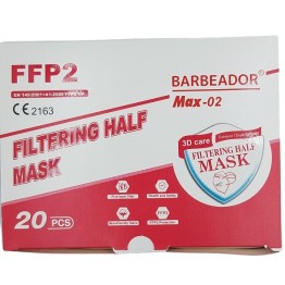 Παιδική Μάσκα FFP2 Max-02 Υψηλής Προστασίας Κόκκινο 20τμχ