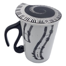 Κεραμική Κούπα με λαβή σε σχήμα Μουσική Νότα - Music Mug Notes