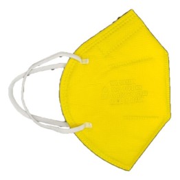 Μάσκα Υψηλής Προστασίας FFP2 Κίτρινο 1τμχ