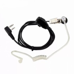 Ακουστικό Μικρόφωνο 2 Pin PTT με Σπιράλ για Ασυρμάτους Baofeng