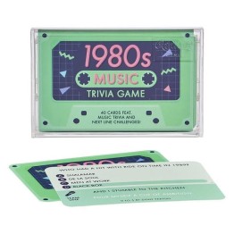 Κάρτες Ερωτήσεων Μουσικής 1980s Music Trivia Game - Αγγλικά