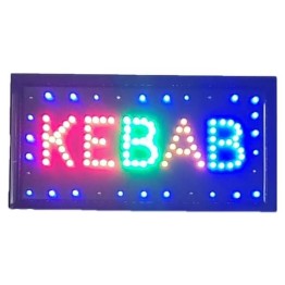 Φωτιζόμενη πινακίδα Led με κίνηση Kebab 