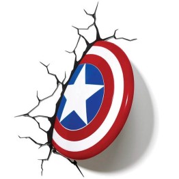 Διακοσμητικό Φωτιστικό Marvel - Captain America Hand 3D Light