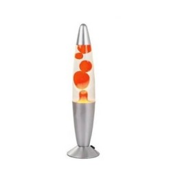 Φωτιστικό Λάβας - Lava Lamp 34cm - Πορτοκαλί