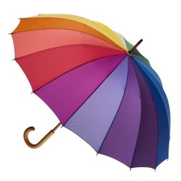 Ομπρέλα Βροχής Ουράνιο Τόξο 16 Ακτίνων - 100 εκατοστά 