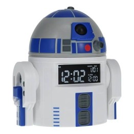 Paladone Star Wars Ψηφιακό Επιτραπέζιο Ρολόι με Ξυπνητήρι R2-D2 με Δώρο Τροφοδοτικό