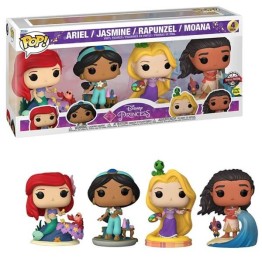 Funko POP Disney Princess - Ariel, Jasmin, Rapunzel & Moana 4-Pack Vinyl Figures Exclusive
