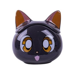 Κεραμική 3D Κούπα Sailor Moon Luna Cat Mug - Μωβ 350ml