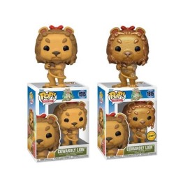Funko POP Bundle of 2 Movies The Wizard of Oz 85th Anniversary - Cowardly Lion 1515 & Chase Vinyl Figures