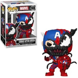 Funko POP Marvel - Carnage Captain America 1434 Bobble-Head 