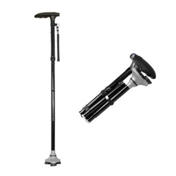 Τηλεσκοπικό Μπαστούνι με φακό και 5 θέσεις ρύθμισης ύψους