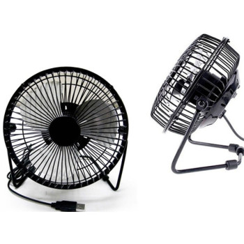 Επιτραπέζιο USB Ανεμιστηράκι Φορητό Με Μεταλλική Κατασκευή 14cm