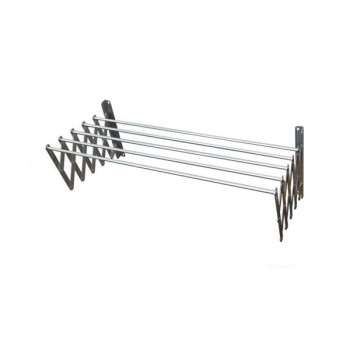 Πτυσσόμενη Απλώστρα Ρούχων για το τοίχο ή το μπάνιο 5x80cm από αλουμίνιο