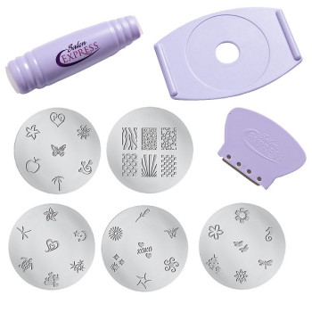 Σετ Διακόσμησης Νυχιών - Salon Express Nail Art Stamping Kit