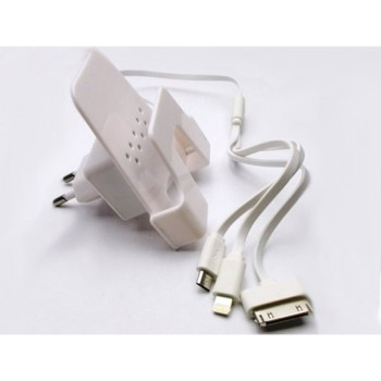 Έξυπνος Φορτιστής - Βάση Κινητού για Πρίζες Τοίχου για Android & iPhone 4/5-7