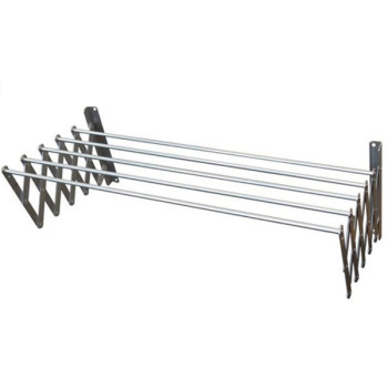 Πτυσσόμενη Απλώστρα Ρούχων για το τοίχο ή το μπάνιο 5x100cm από αλουμίνιο CRZ-43