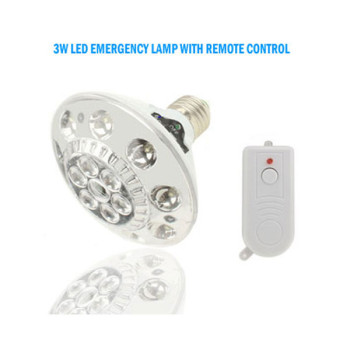 Επαναφορτιζόμενη Λάμπα Led 3W με Τηλεχειριστήριο