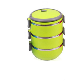 Τριπλό Αεροστεγές Φαγητοδοχείο Θερμός 2,1 L με Εσωτερική Ισοθερμική Ανοξείδωτη Επιφάνεια