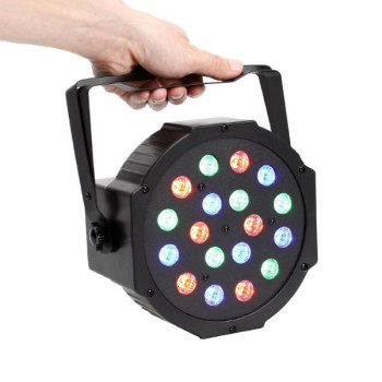 Φωτορυθμικό - RGB Προβολέας DJ Led Flat Par Stage Light High Power DMX512