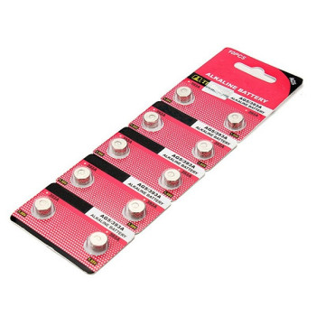 Αλκαλική Μπαταρία CELL 1,5V AG5 LR48 Σετ 10 Τεμαχίων