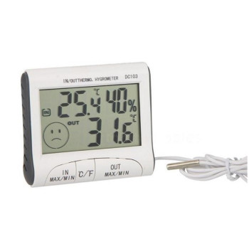 Υγρασιόμετρο Ψηφιακό Εσωτερικού – Εξωτερικού Χώρου HUM-DC103