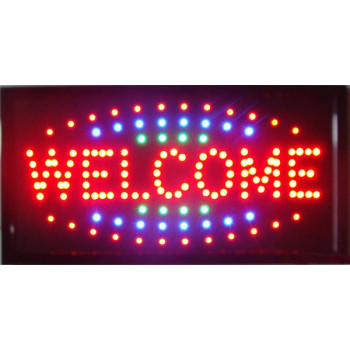 Φωτιζόμενη πινακίδα με κίνηση WELCOME