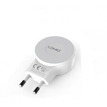 Φορτιστής Πρίζας LDNIO A2269 με δύο Εξόδους Usb και Καλώδιο
