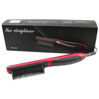 Κεραμική Θερμαινόμενη Βούρτσα Μαλλιών Για Ταχύτατο Ίσιωμα ASL-908