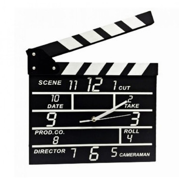 Ρολόι Κλακέτα - Clapboard Clock