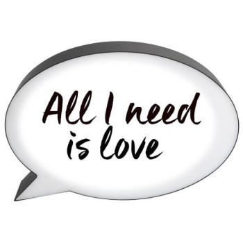 Φωτιζόμενος Διακοσμητικός Πίνακας LED Speech Bubble