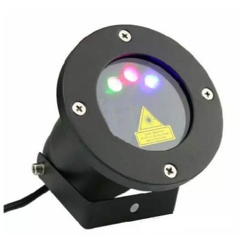 Νυχτερινός Λέιζερ Φωτισμός Τριπλής Δέσμης RGB