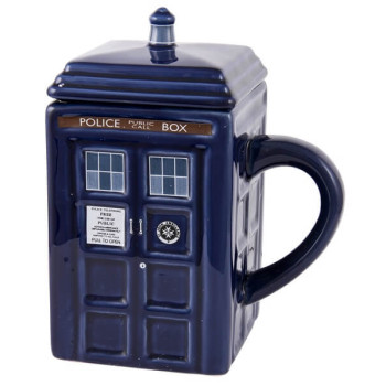 Κούπα σε σχήμα Βρετανικού Αστυνομικού Τηελφωνικου Θαλάμου με Καπάκι