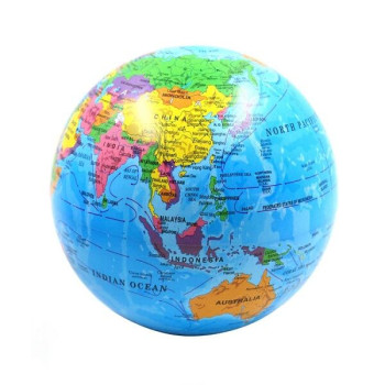 Υδρόγειος Σφαίρα Περιστρεφόμενη με Εναλλασσόμενο LED Φωτισμό 14cm