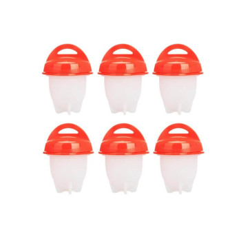 Σετ 6 Τεμαχίων Για Βράσιμο Αυγών Silicone Egg Boil