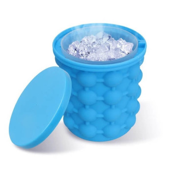 Παγοθήκη-Παγοκύστη-Σαμπανιέρα Σιλικόνης Ice Cube Maker Genie