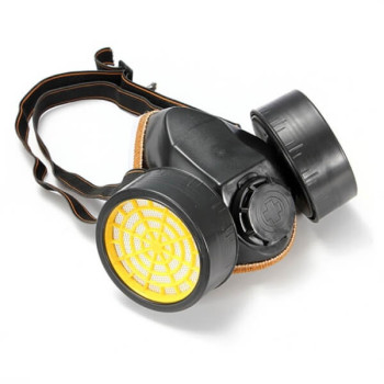 Αντιασφυξιογόνα Μάσκα Διπλή Με Φίλτρα Ενεργού Άνθρακα