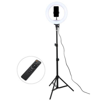 Επαγγελματικό Φωτογραφικό Φωτιστικό με Τηλεκοντρόλ 32cm Ring Lamp Light LED