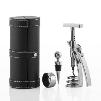 Σετ με Αξεσουάρ για Κρασί με Τιρμπουσόν Screwpull InnovaGoods