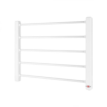 Ηλεκτρική Κρεμάστρα Τοίχου Πετσετών Μπάνιου Στεγνωτήριο ρούχων 65W 5 Μπάρες σε Λευκό-Γκρι InnovaGoods