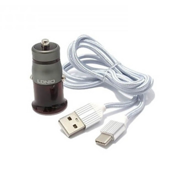 Φορτιστής Αυτοκινήτου Smart Charger C304Q με Καλώδιο Type C