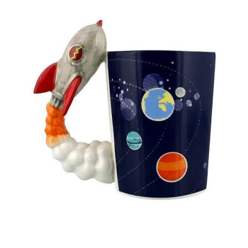 Κούπα με λαβή σε σχήμα Πύραυλου - Rocket Launch Mug