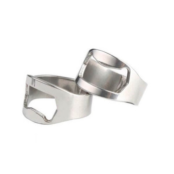 Σετ 2 Μεταλλικά Ανοιχτήρια Μπύρας τύπου Δαχτυλίδι