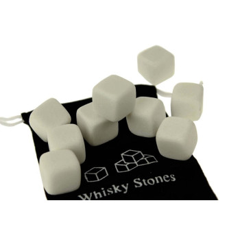 Λευκά Παγάκια Whisky Stones που δεν λιώνουν ποτέ - Σετ 9 τεμαχίων