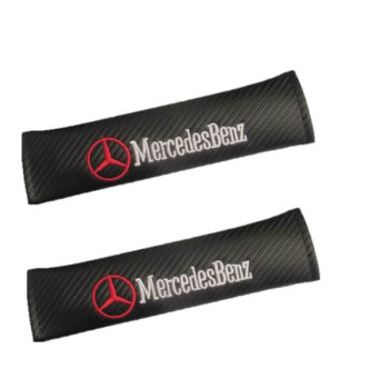 Μαξιλαράκια Ζώνης Carbon Mercedes σετ 2 τεμαχίων