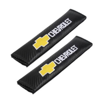 Μαξιλαράκια Ζώνης Carbon Chevrolet σετ 2 τεμαχίων 