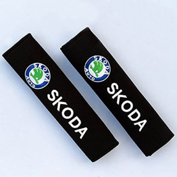 Μαξιλαράκια Ζώνης Carbon Skoda σετ 2 τεμαχίων