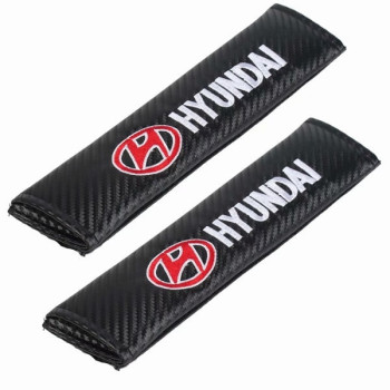 Μαξιλαράκια Ζώνης Carbon Hyundai σετ 2 τεμαχίων