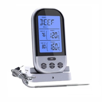 Ψηφιακό Θερμόμετρο Ακίδας Με Ασύρματο Δέκτη